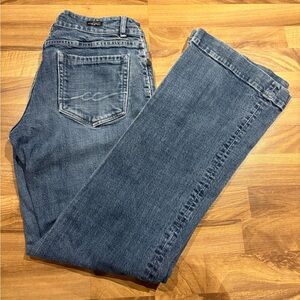 Cowgirl Couture Wide Leg Trouser Jean Size 30 Western Denim Country